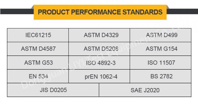 เครื่องทดสอบอายุ UV เร่งด้วยพลาสติกทาสีพร้อมหลอด 340 1