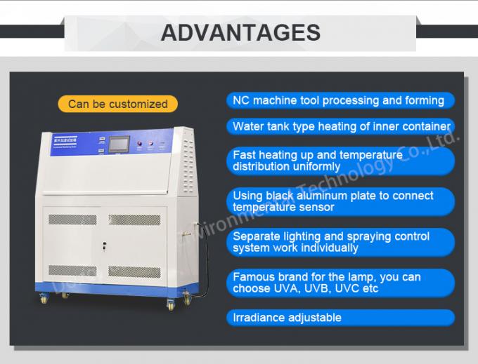 Liyi UV Light Aging Chamber Weatherometer เครื่องทดสอบ Aging Cabinet หลอด UV หลอด UV Accelerated Weathering Tester 2