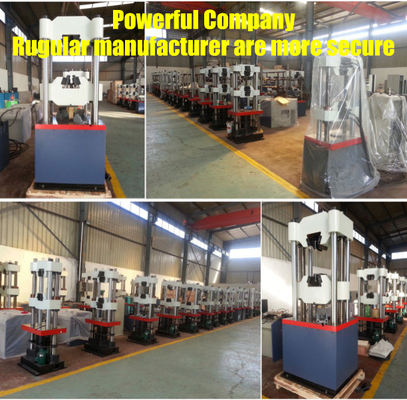 เครื่องทดสอบแรงดึงอเนกประสงค์แบบไฮดรอลิก 1000KN สำหรับความแข็งแรงของโลหะ