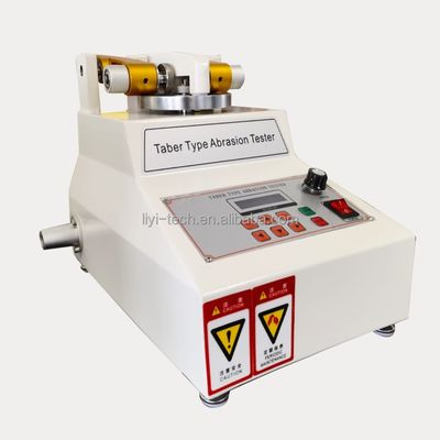 LY Taber Abrasion Tester with 12 Months Warranty ASTM D4060/D4157/D1044 Standard and Test Load 250g-1000g for Fabric Abrasion Testing