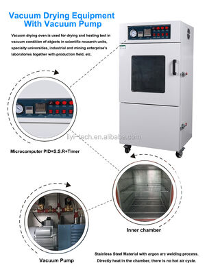 Liyi 20L, 50L, 90L, 210L, และ 430L โปรแกรมแล็บใช้งานเตาอบสูบขัดขัดขัด ขัดขัดแห้งเตาอบด้วยปั๊มสูบขัดขัดราคาผู้ผลิต